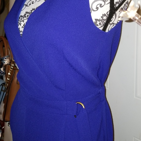 Gorgeous royal blue romper shorts. - Picture 2 of 4